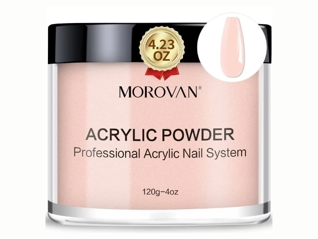 Morovan Nude Pink Acrylic Powder