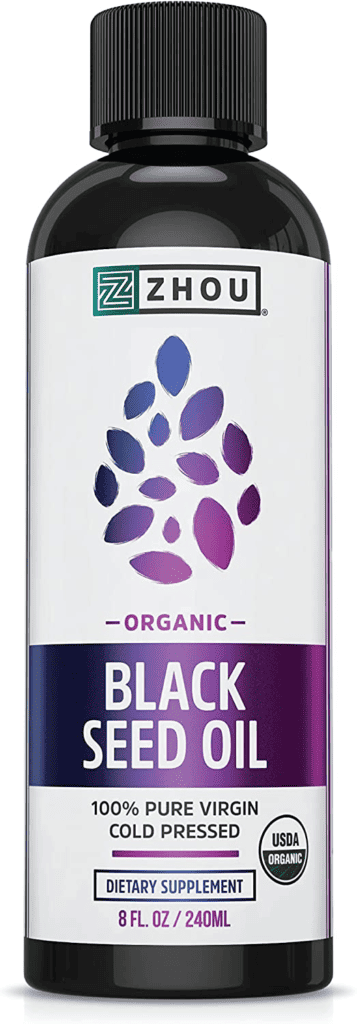 Pure Cold Pressed Black Seed Oil by Zhou Nutrition