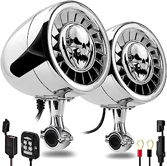 GoldenHawk All-In-One Motorcycle Stereo Speakers